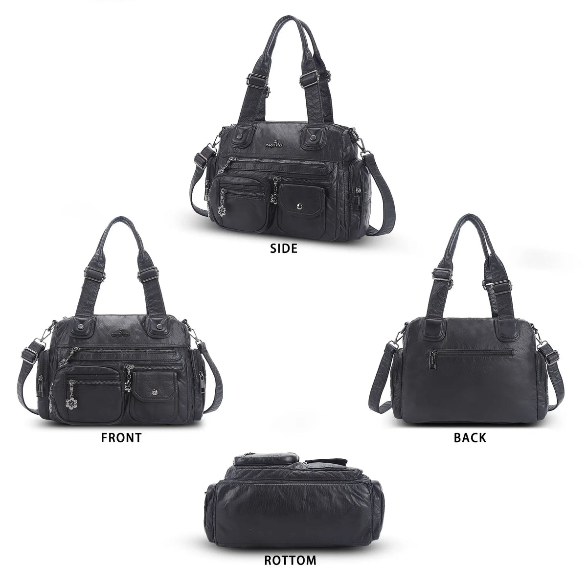 Vegan Leather Bags for Work Tote handbag & Carryall & Laptop Bag