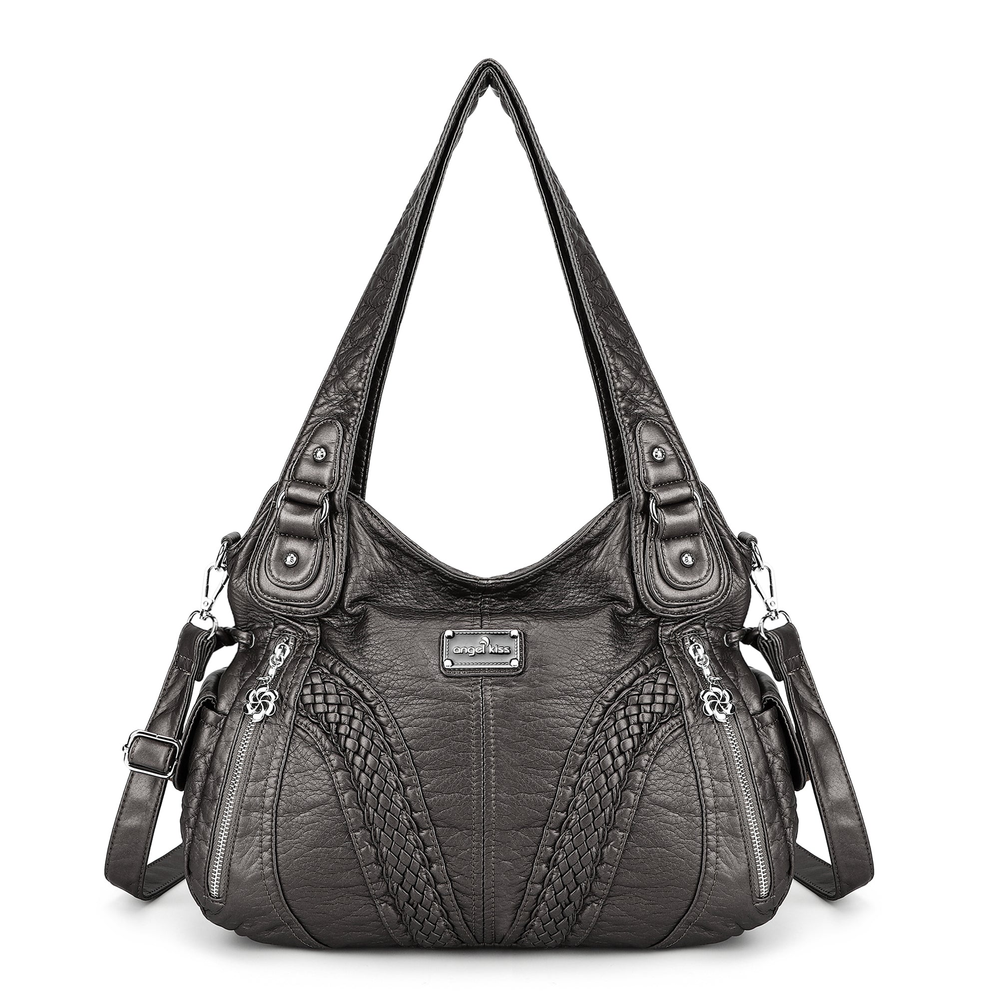Washed Large Capacity Daily Women Waterproof Unique Hobo Handbag
