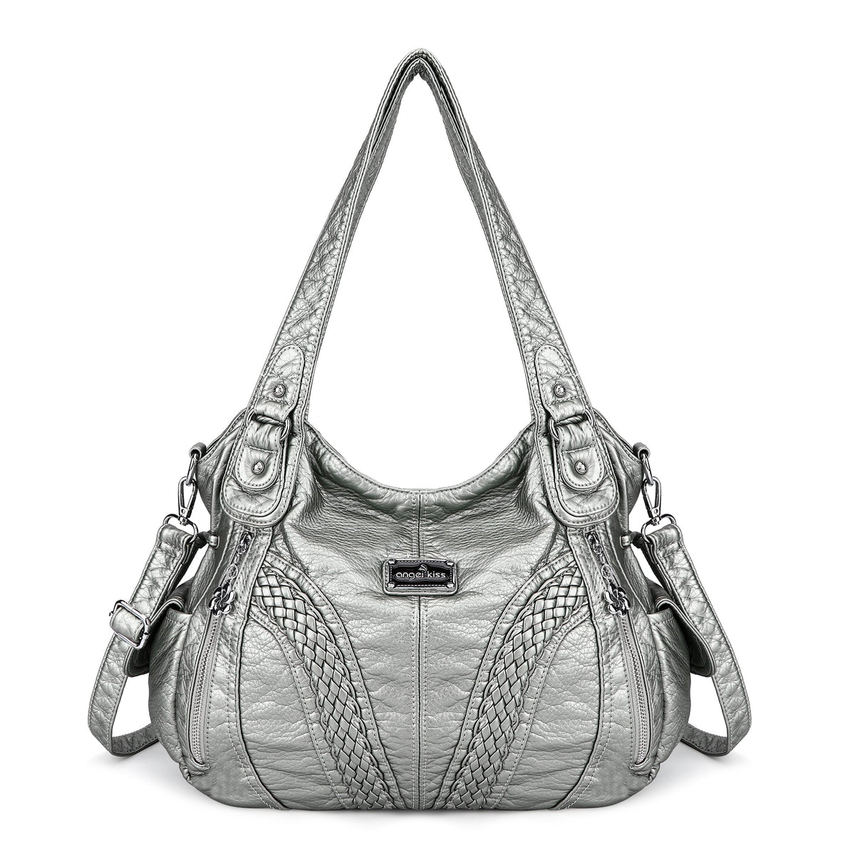 Washed Large Capacity Daily Women Waterproof Unique Hobo Handbag