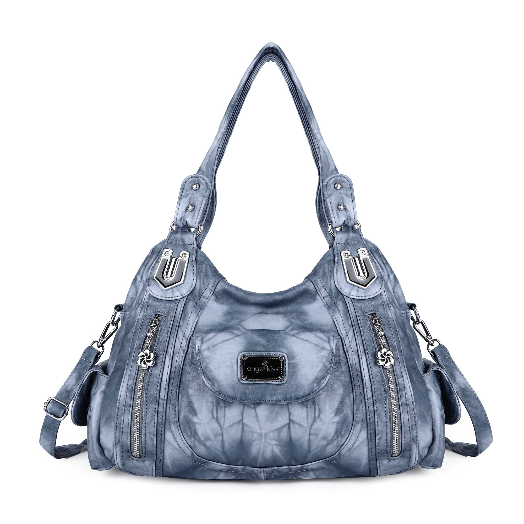 Women Handbag With High Quality Washed PU Multi-function Bag