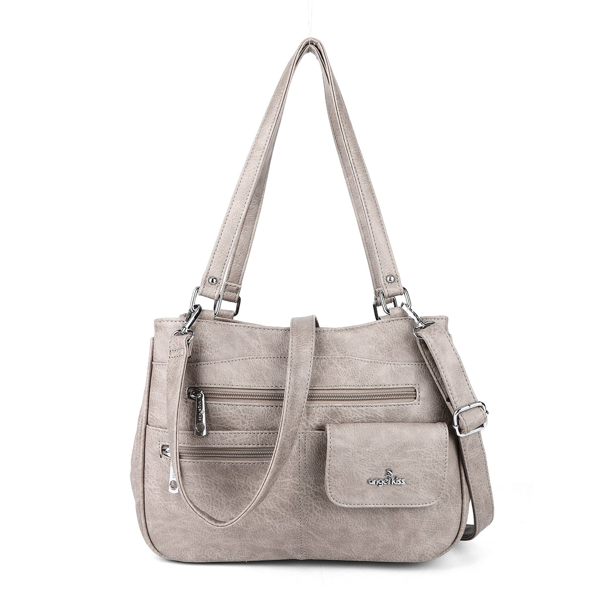 Multi-Pocket Shoulder & Crossbody Commuter Bag
