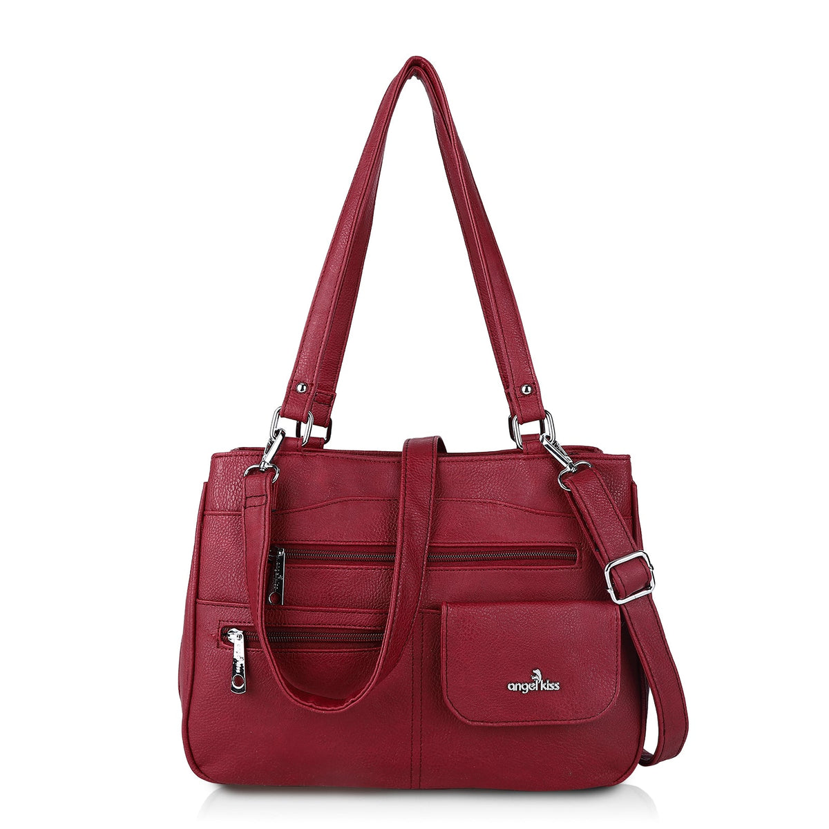 Multi-Pocket Shoulder & Crossbody Commuter Bag