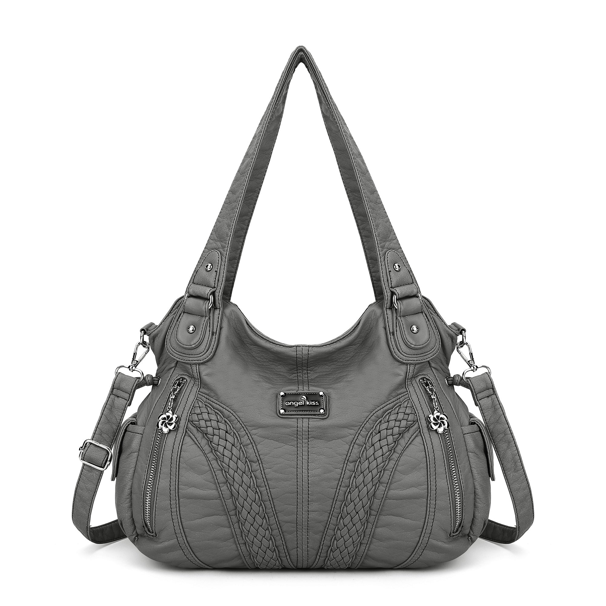 Washed Large Capacity Daily Women Waterproof Unique Hobo Handbag