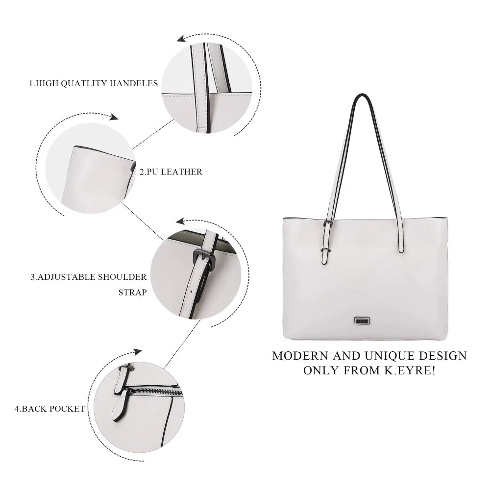 LadyBriefcase Hobo Tote Purse & Shoulder Handbag