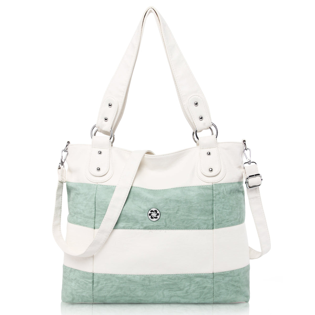 Soft Washed PU Leather Shoulder Crossbody Handbags