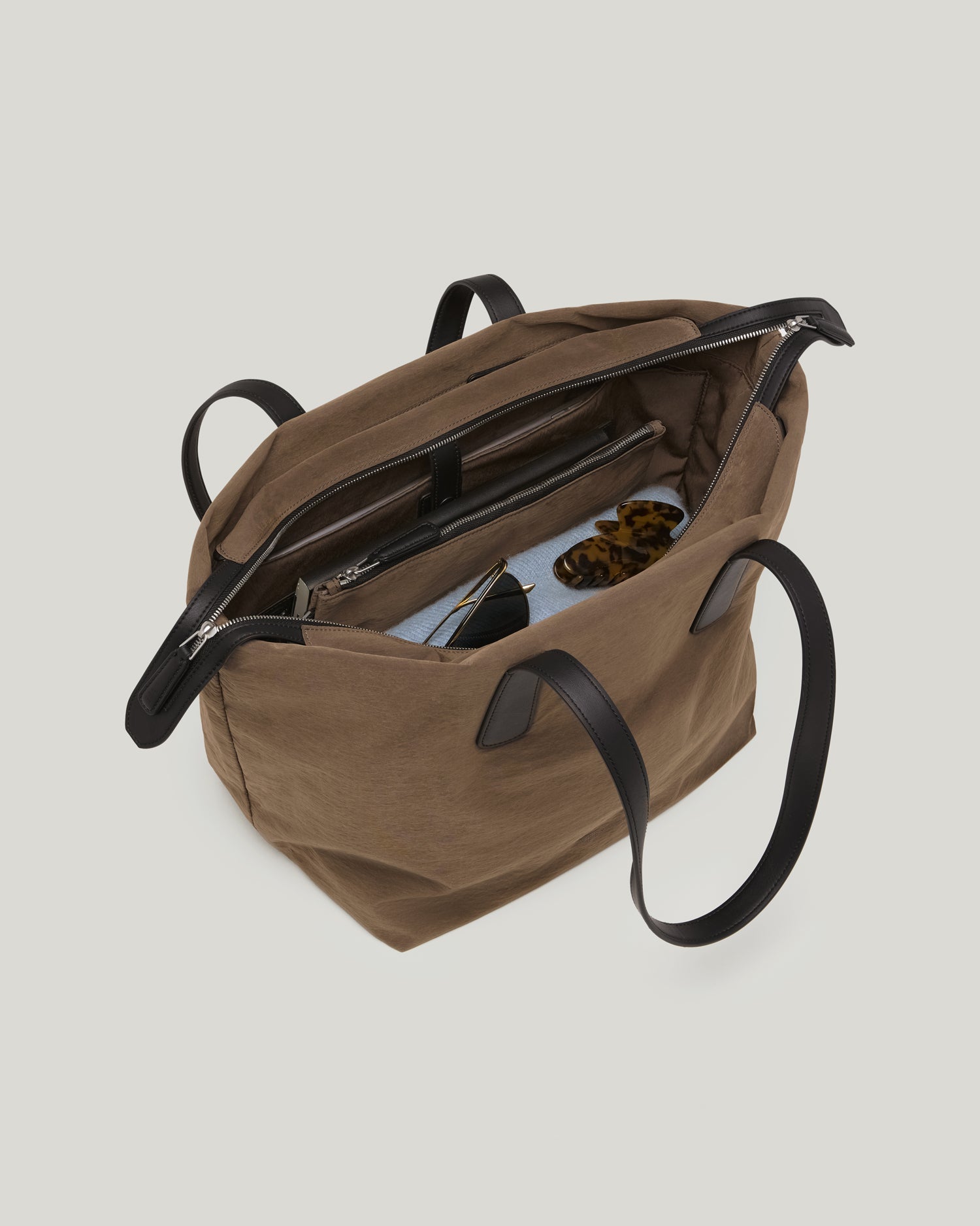 Essence City Tote Mink Trench