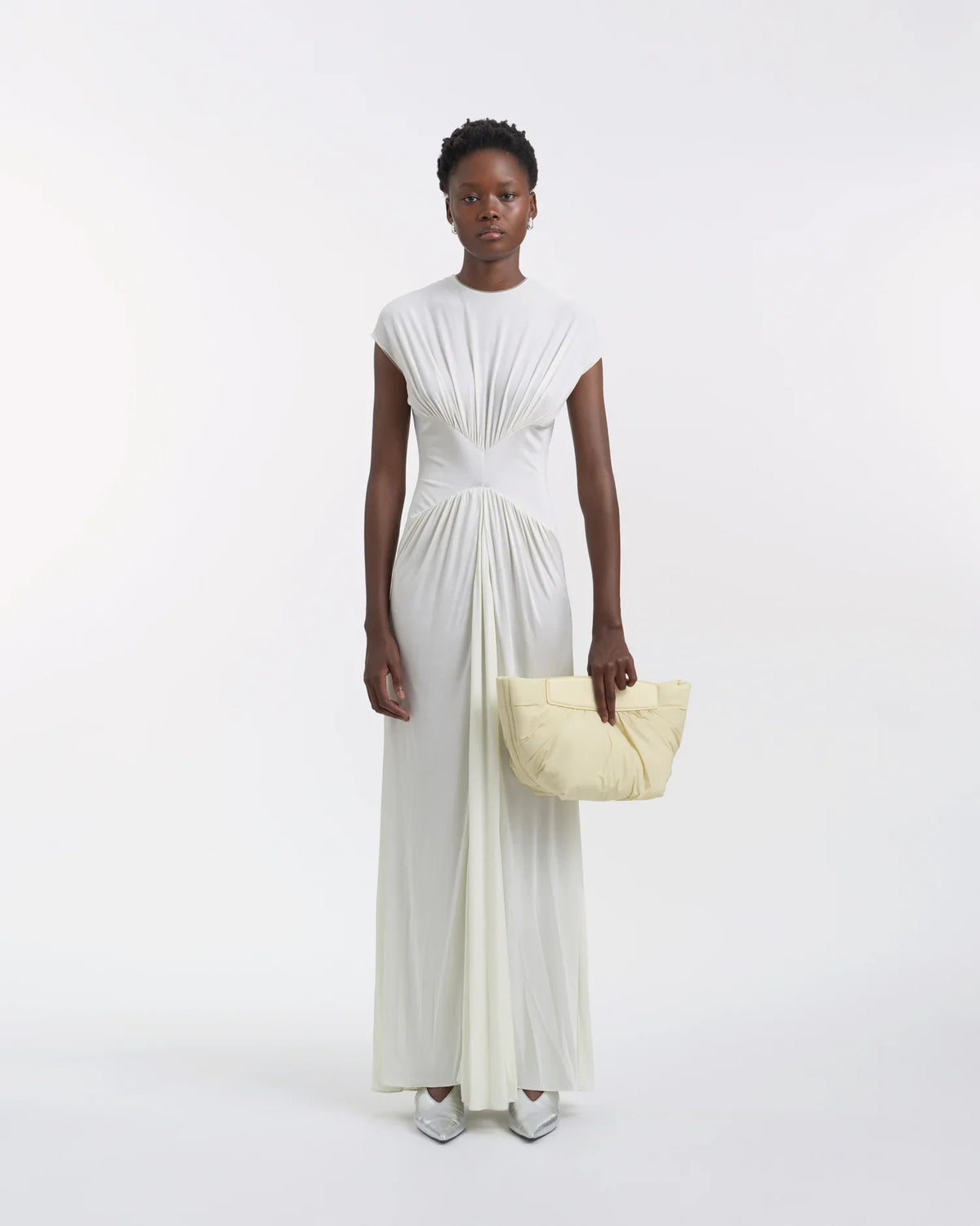 Galvan x Vee Caba Clutch Buttermilk