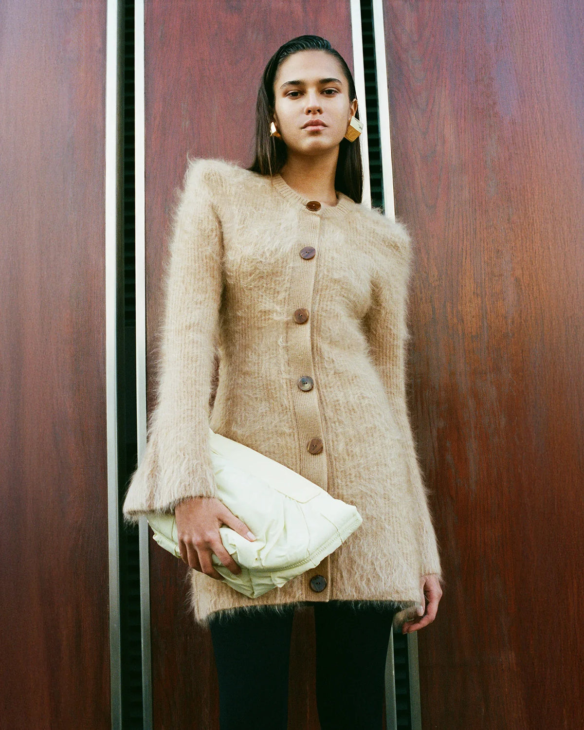 Galvan x Vee Caba Clutch Buttermilk