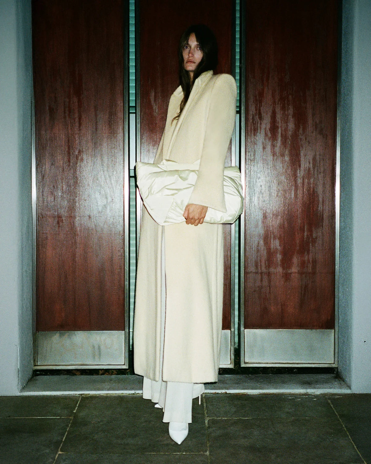 Galvan x Vee Caba Tote Medium Buttermilk