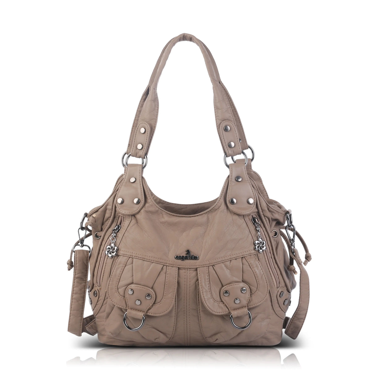 Angelkiss Urban Washed PU Shoulder Bag