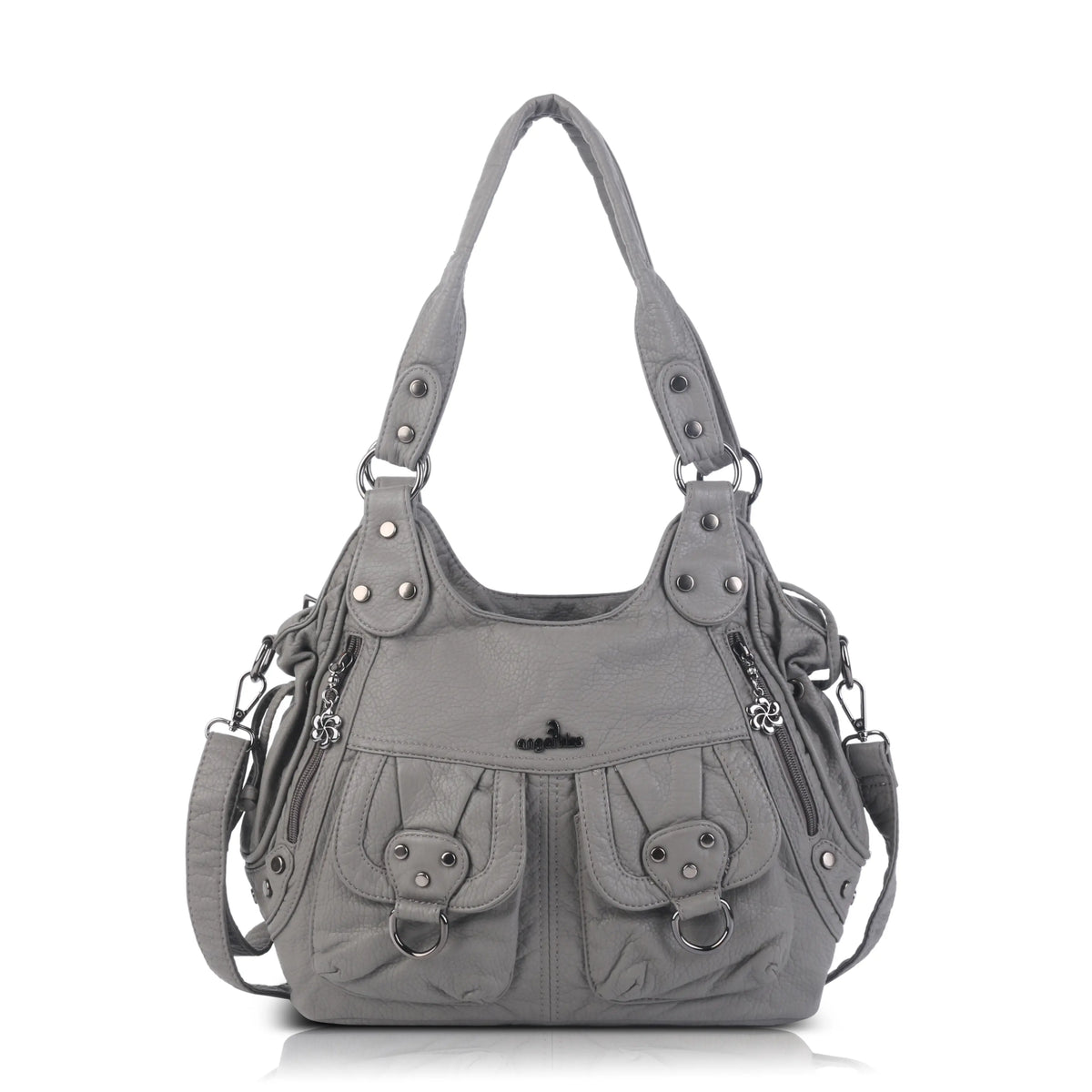Angelkiss Urban Washed PU Shoulder Bag
