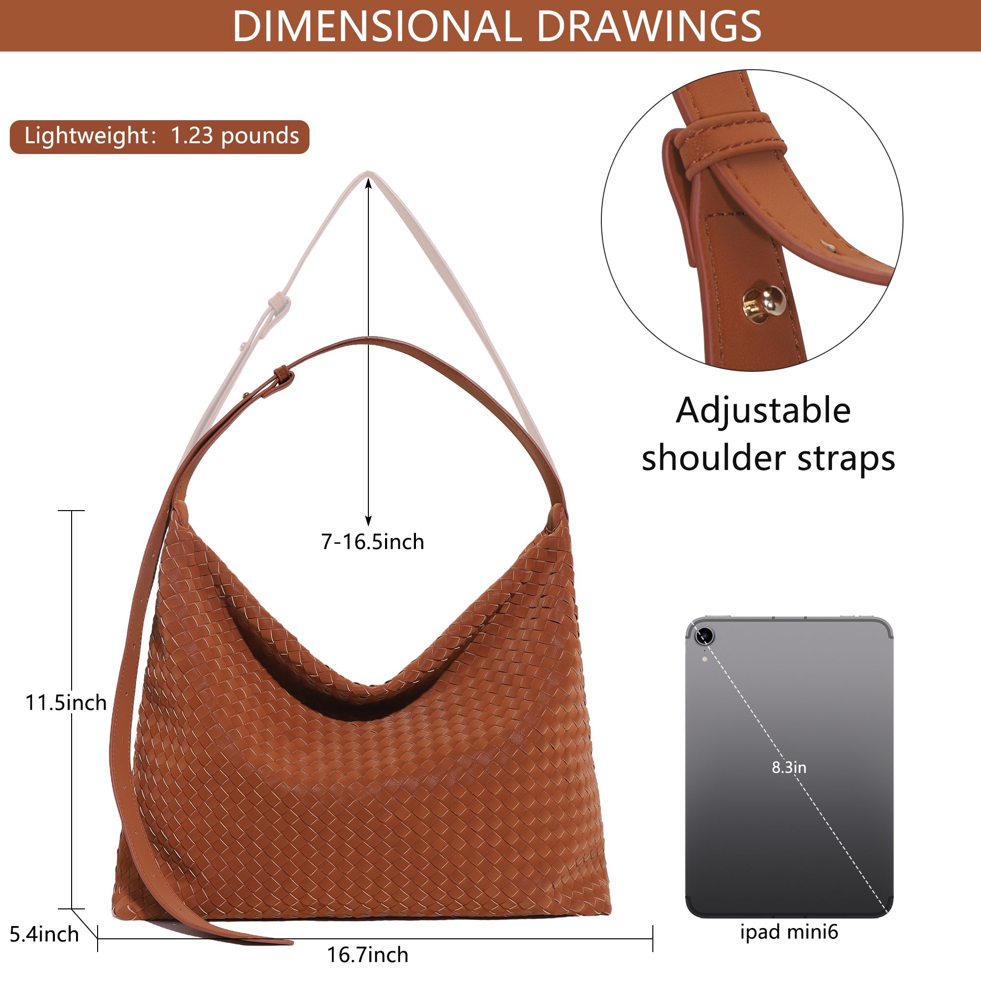 Angel Kiss vintage woven bag women's tote bag