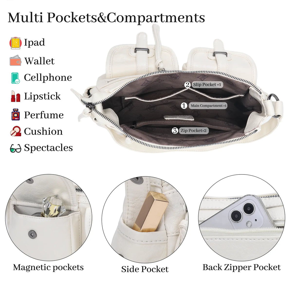 Simple personality crossbody purse shoulder bag handbags
