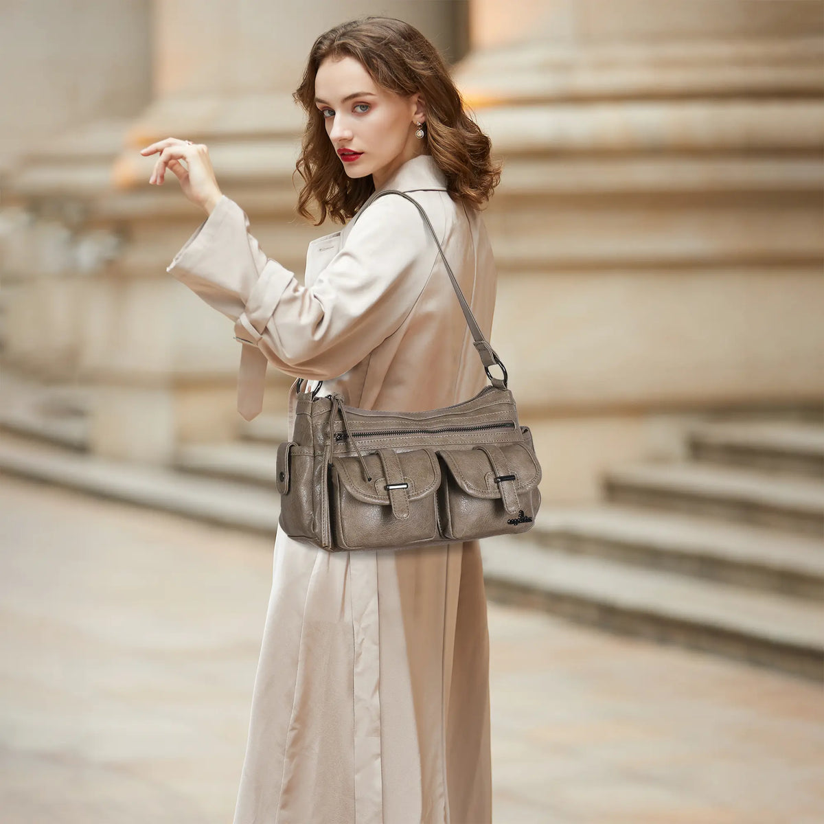 Simple personality crossbody purse shoulder bag handbags
