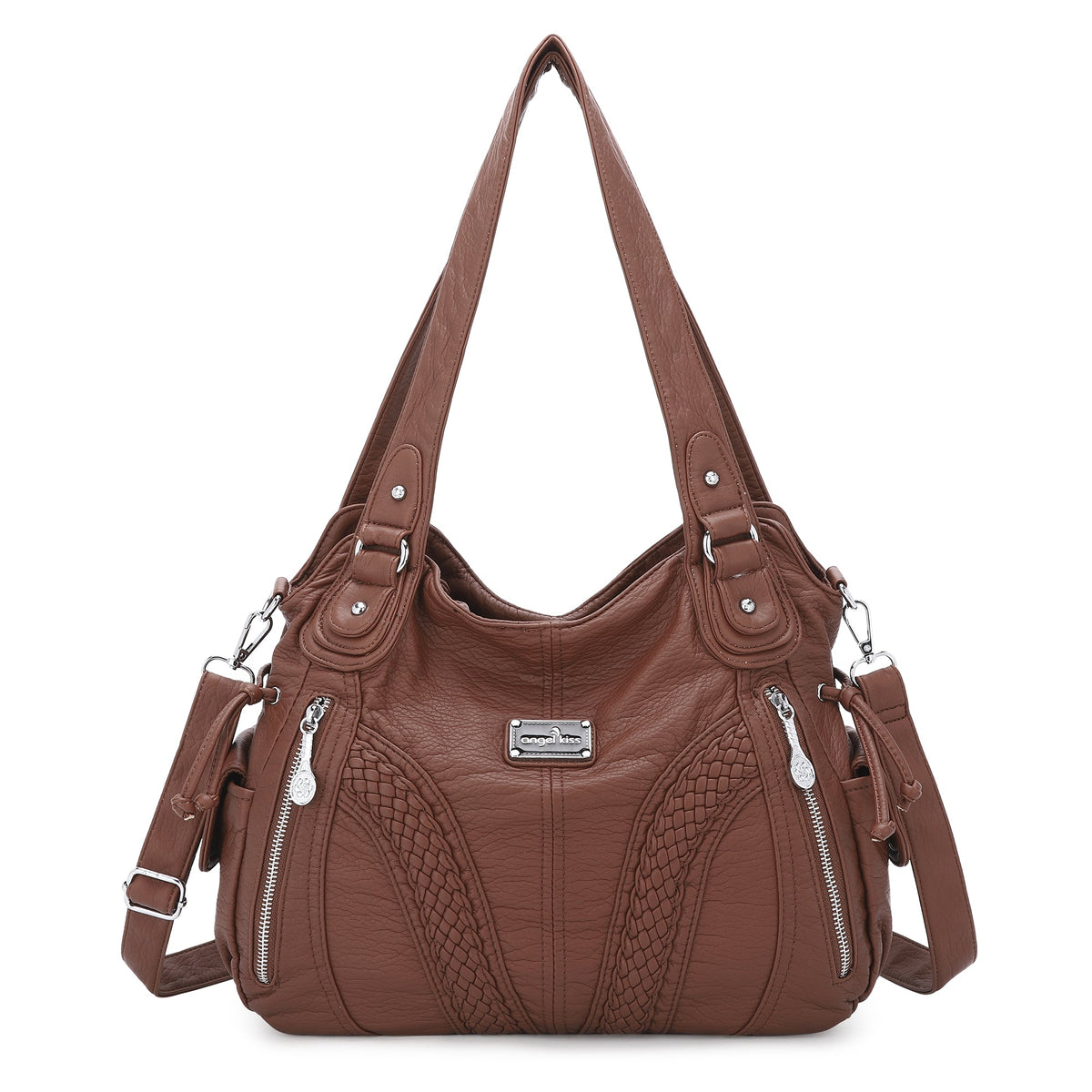 Washed Large Capacity Daily Women Waterproof Unique Hobo Handbag