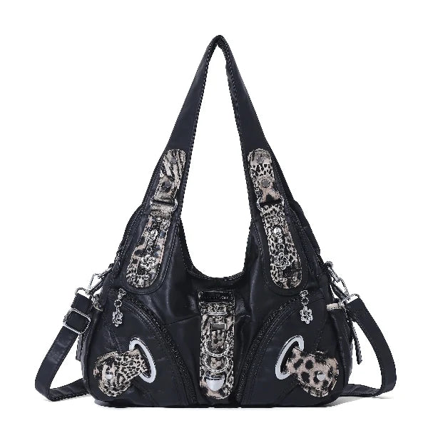 Refined Faux Leather Tote · Minimal Flowing Design
