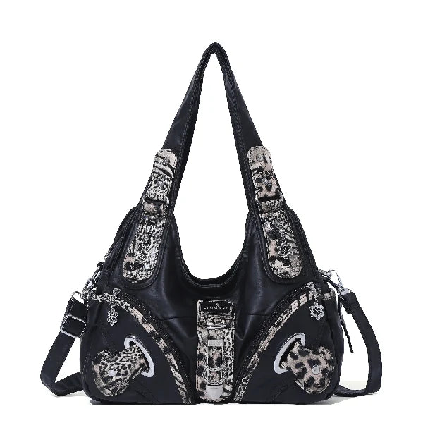 Refined Faux Leather Tote · Minimal Flowing Design