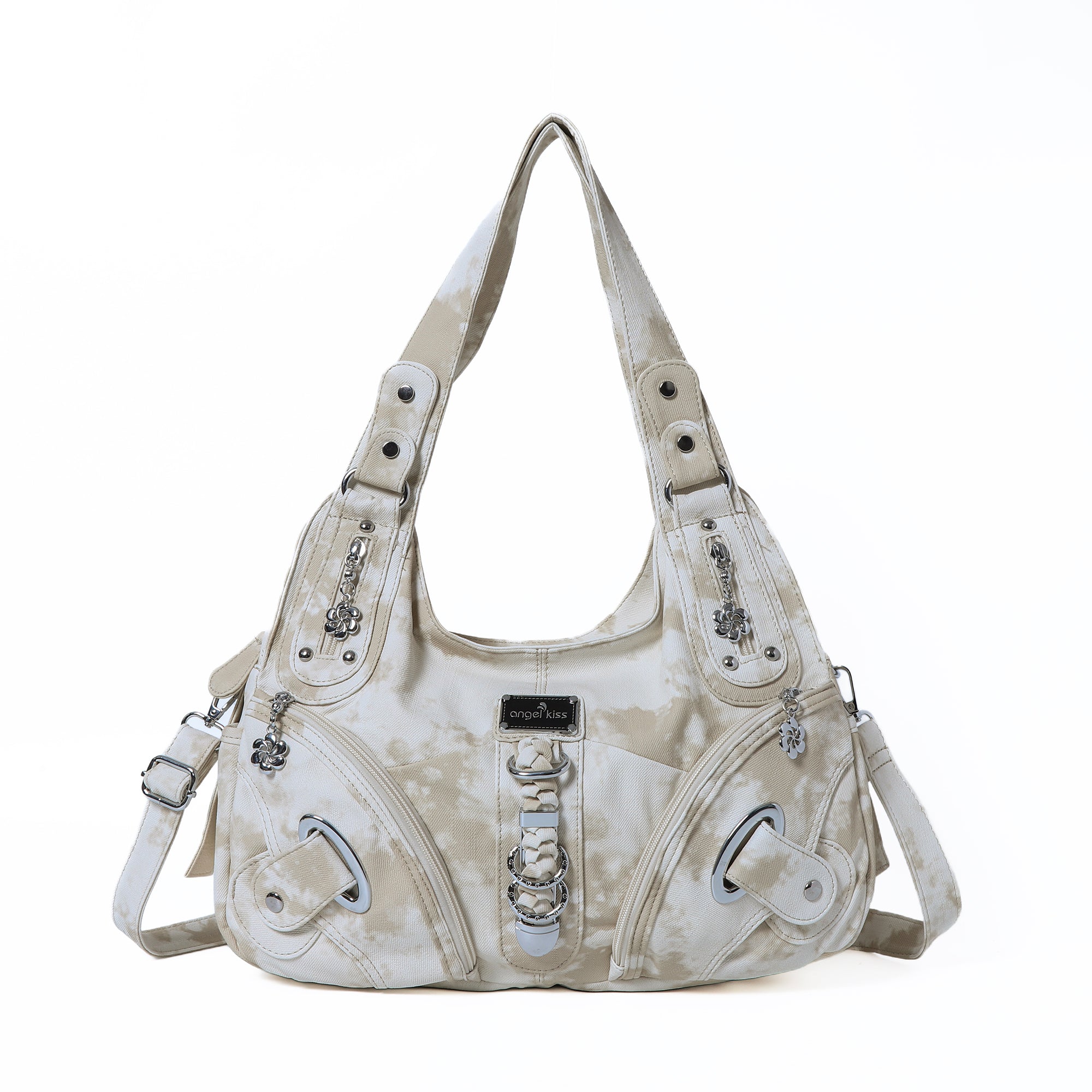 Relaxed Elegant-Line Multi-Pocket Tote Bag
