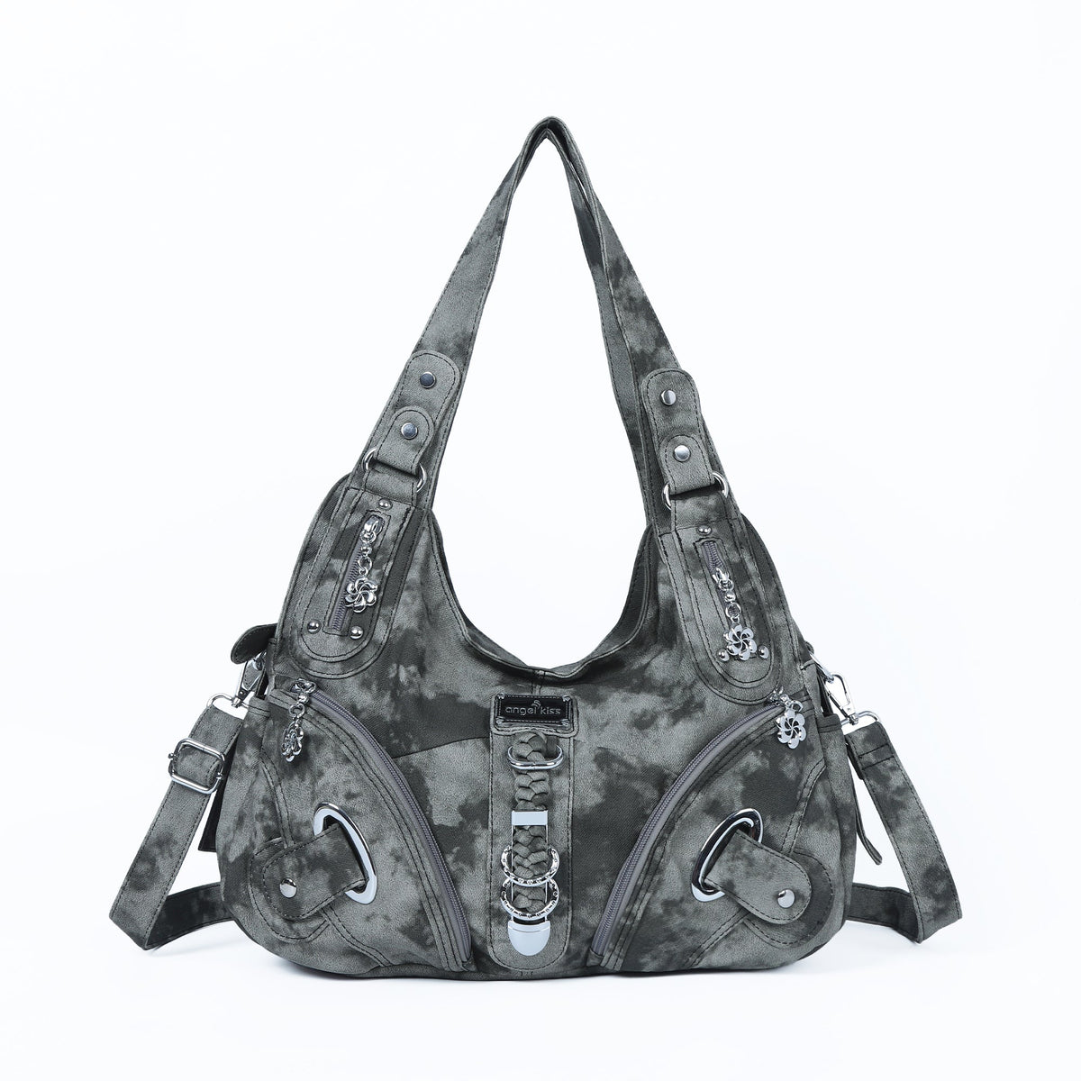 Relaxed Elegant-Line Multi-Pocket Tote Bag