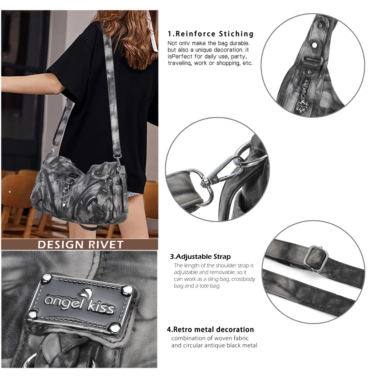 Timeless Tote Bag · Sleek Profile, Organized Compartments
