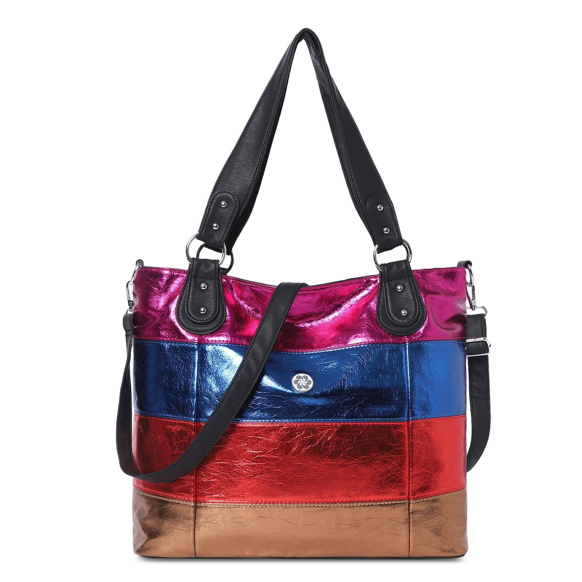Soft Washed PU Leather Shoulder Crossbody Handbags