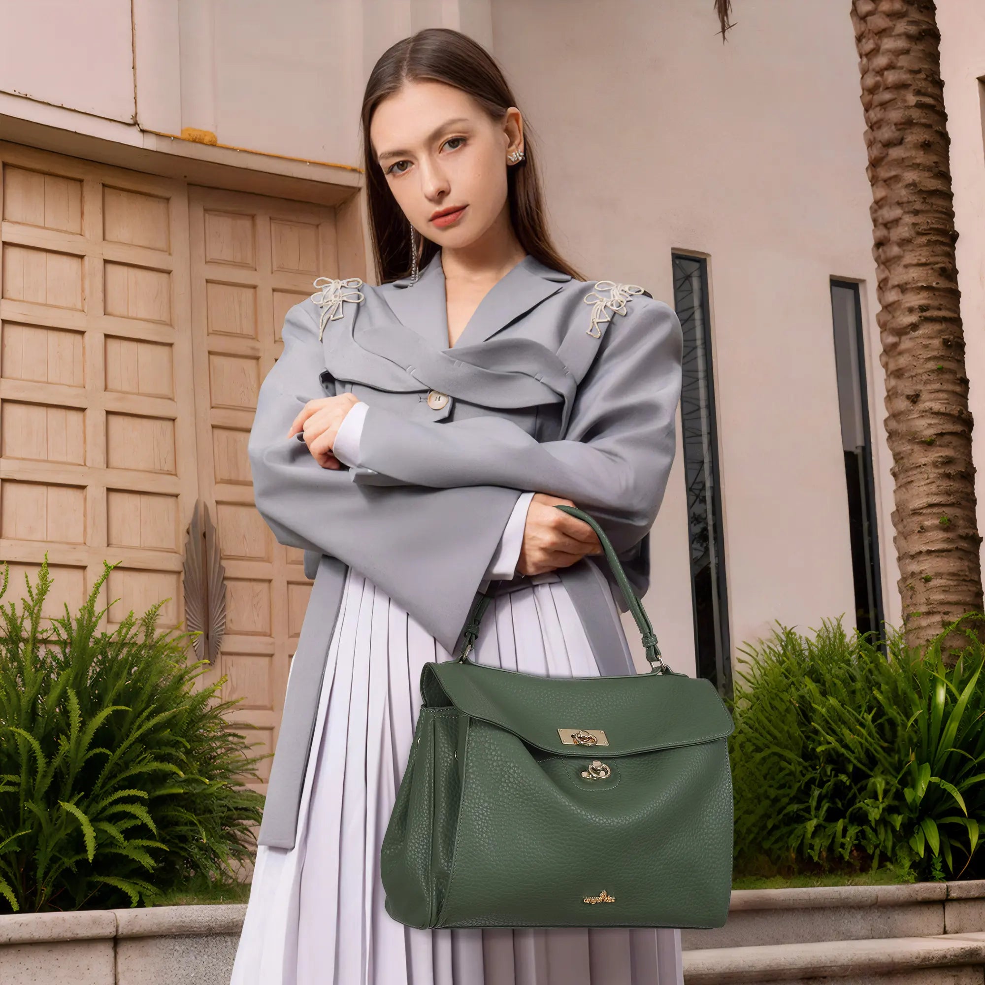 Angelkiss Elegant Urban Tote | Leather Shoulder Bag for Women