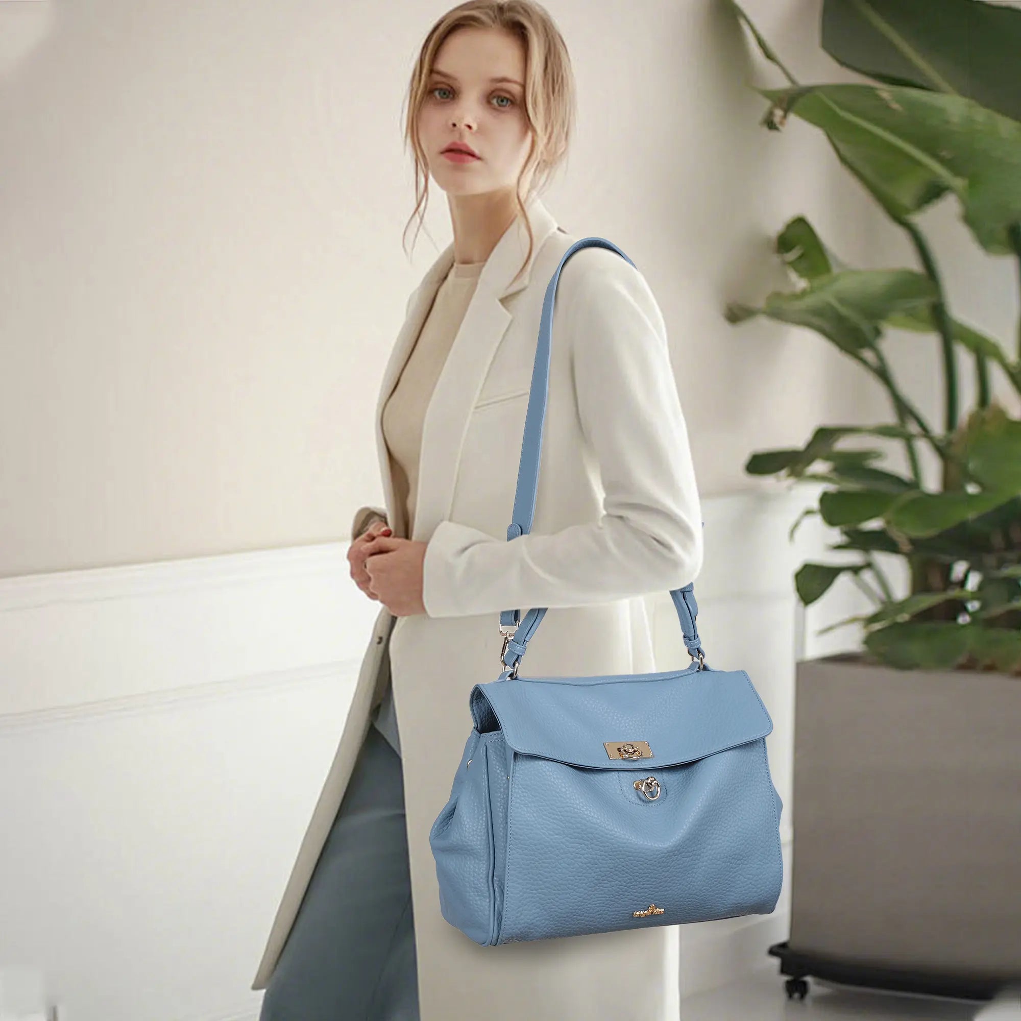 Angelkiss Elegant Urban Tote | Leather Shoulder Bag for Women
