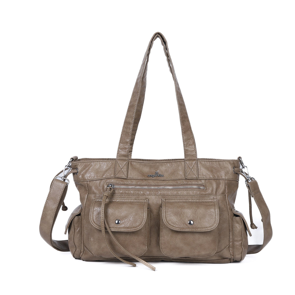 Solid color Wash Comfort Classic tote/Hobo bag