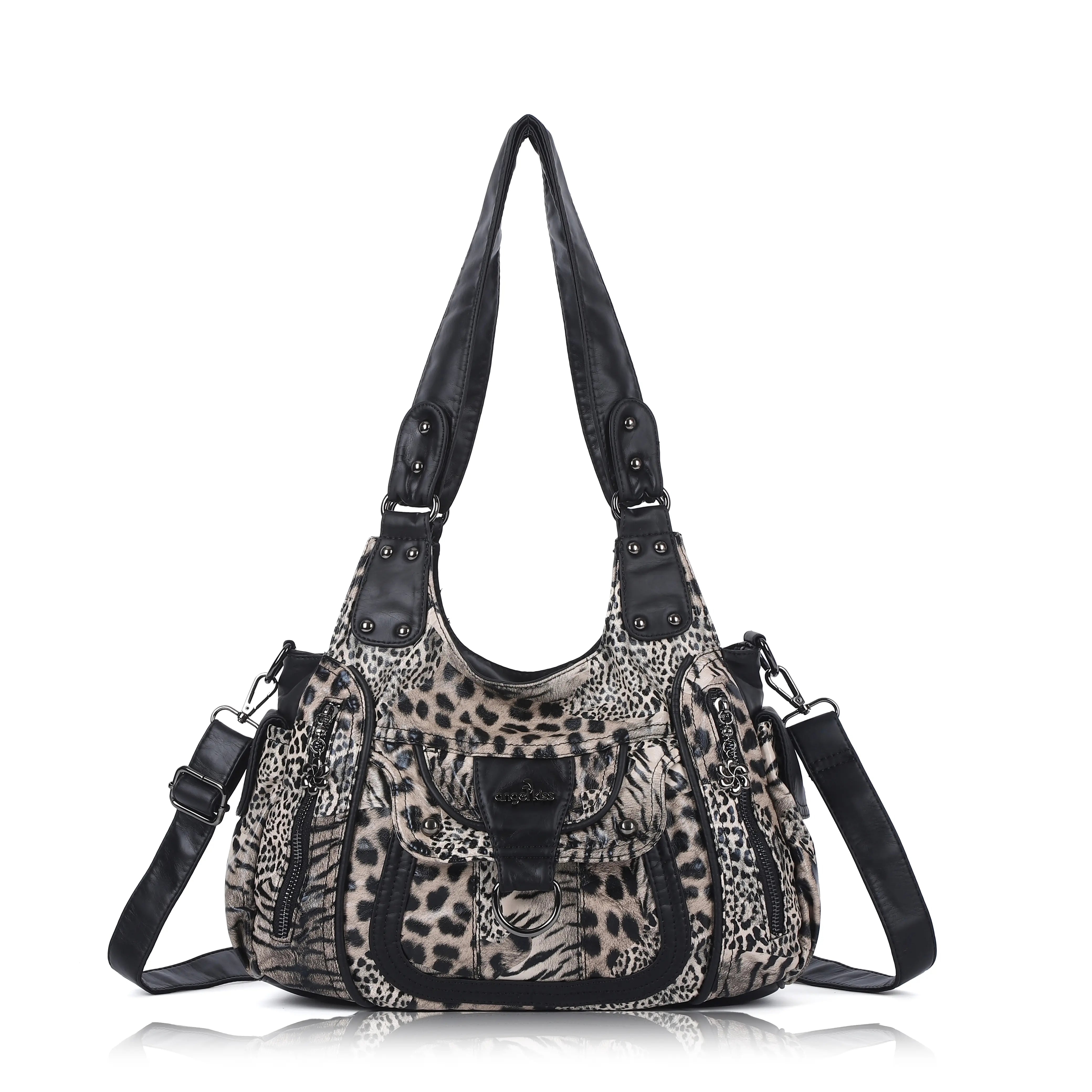 Vintage Slouchy Moto Shoulder Purse