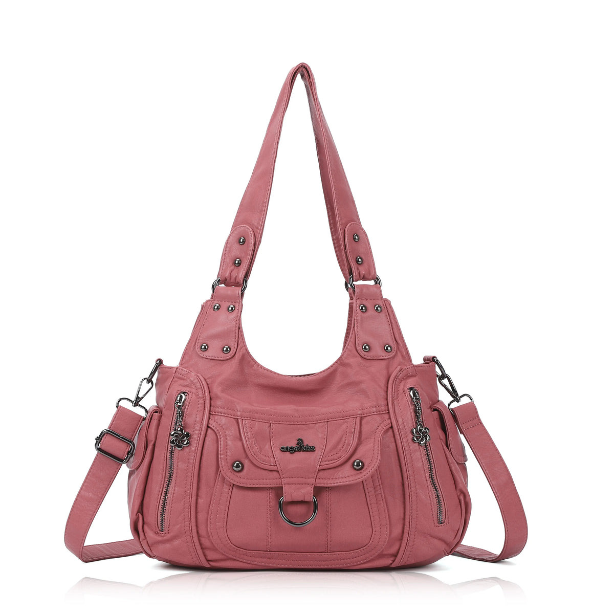 Vintage Slouchy Moto Shoulder Purse