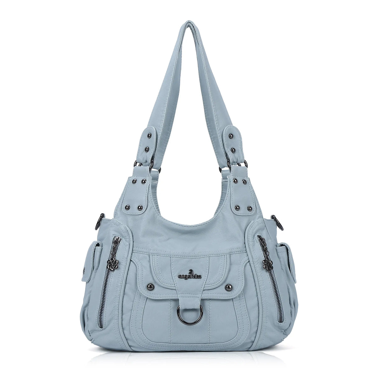 Vintage Slouchy Moto Shoulder Purse