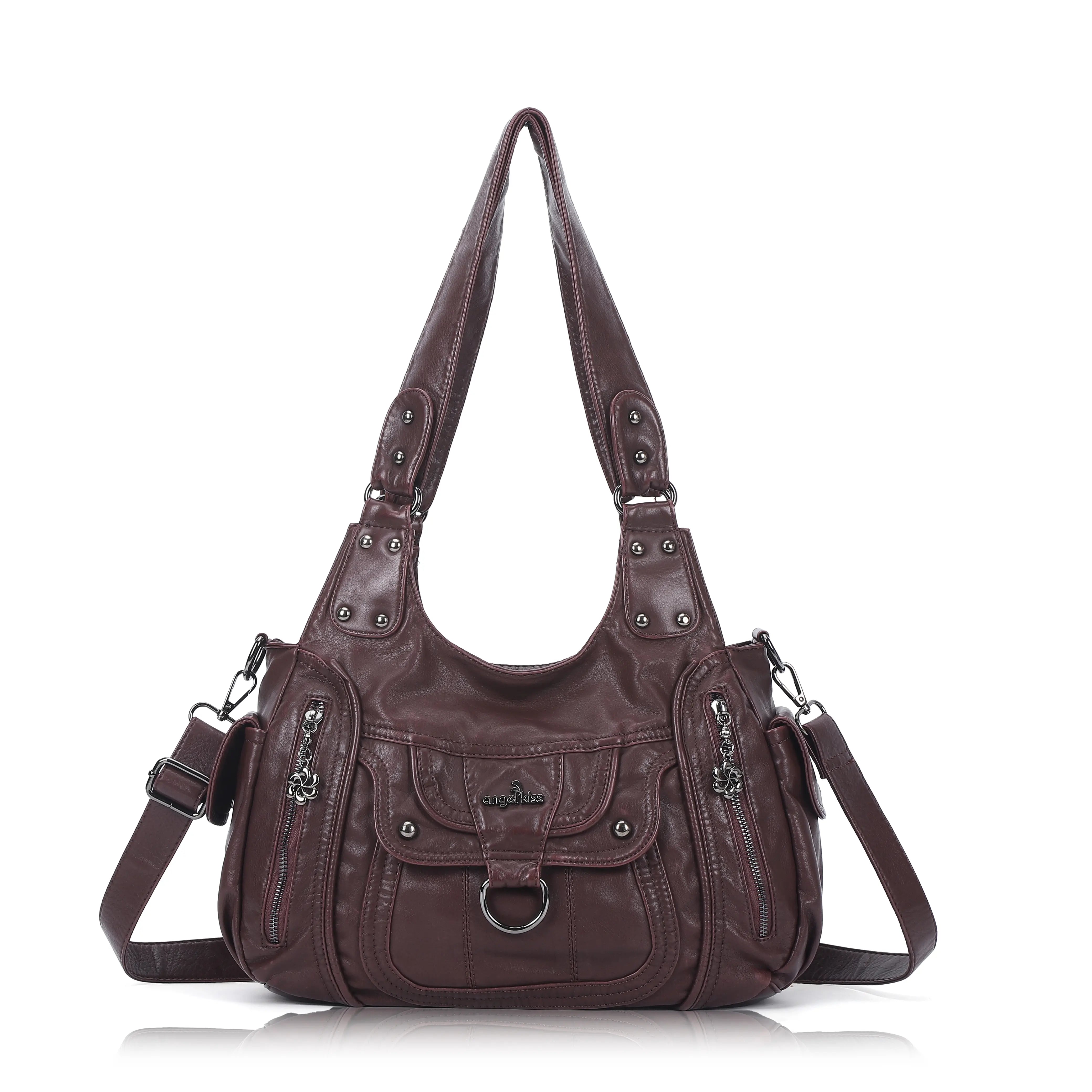 Vintage Slouchy Moto Shoulder Purse