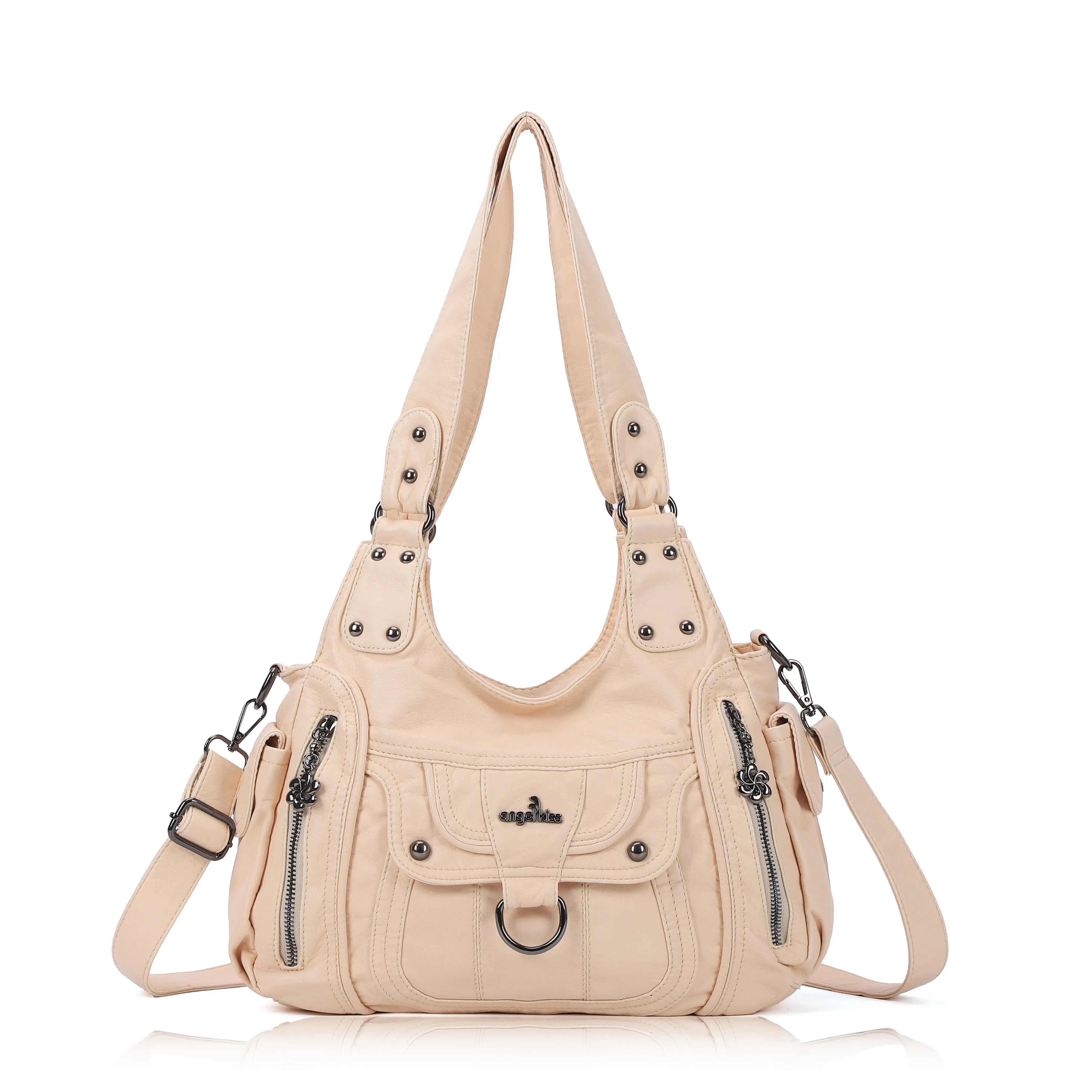 Vintage Slouchy Moto Shoulder Purse