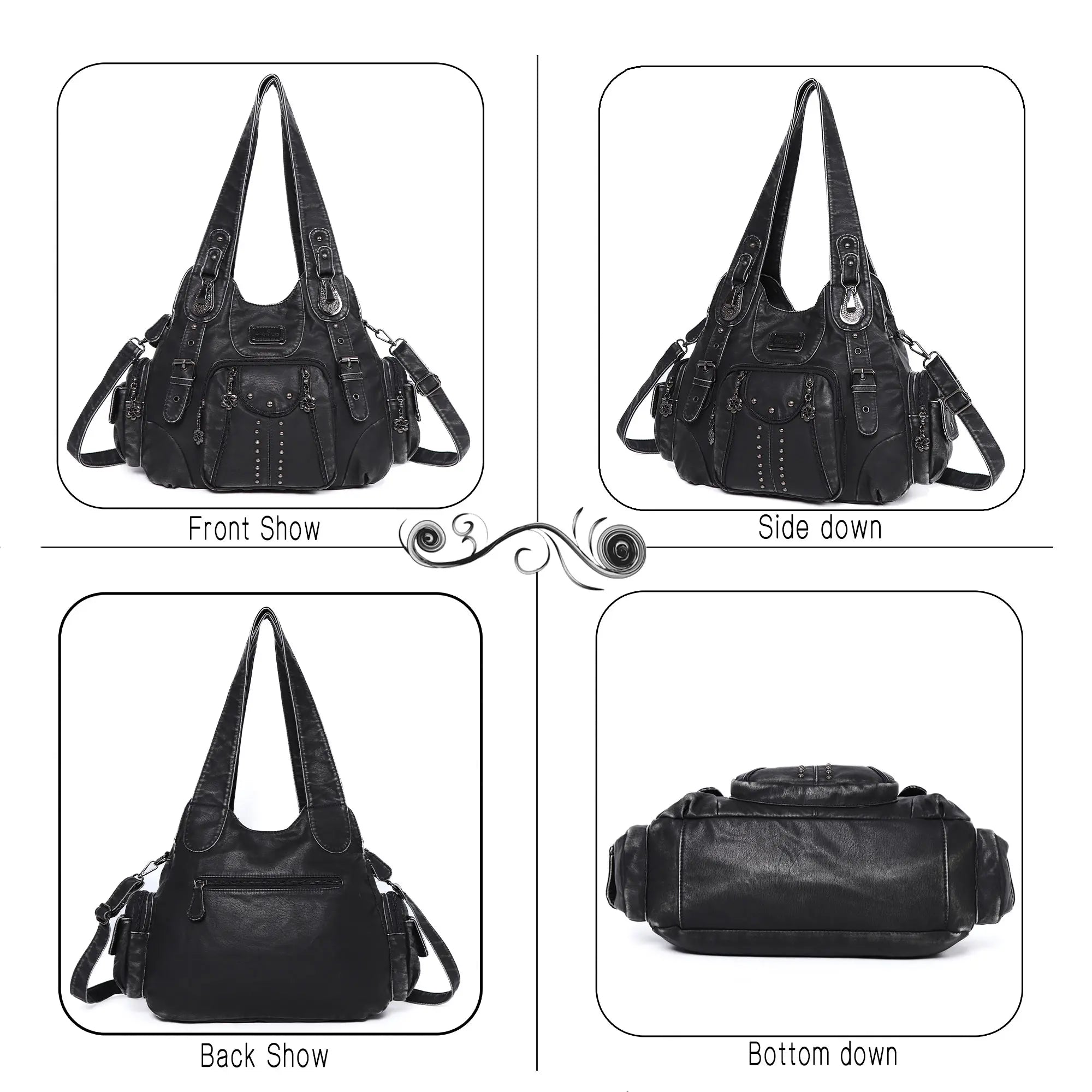 Vegan Leather Shoulder Bag · Tote & Crossbody · Soft yet Structured