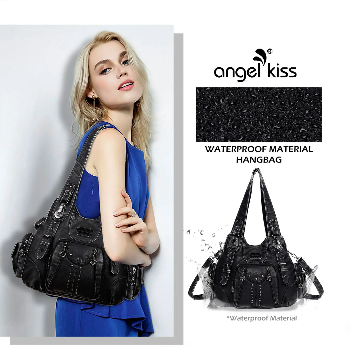 Vegan Leather Shoulder Bag · Tote & Crossbody · Soft yet Structured