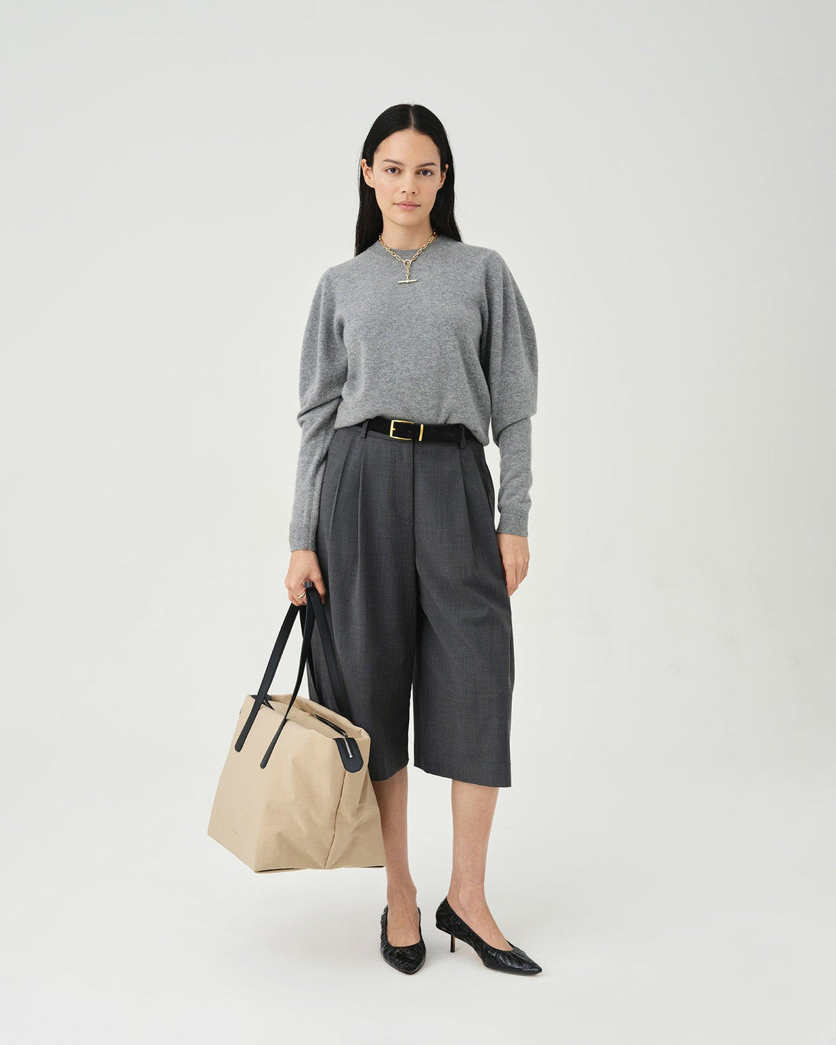 Essence City Tote Large Beige Trench