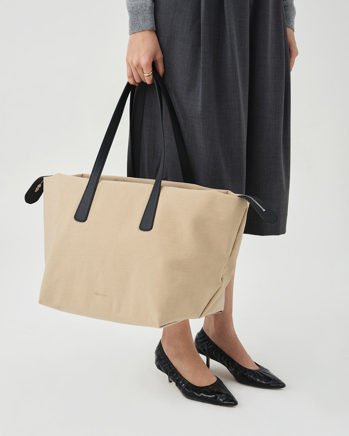 Essence City Tote Large Beige Trench