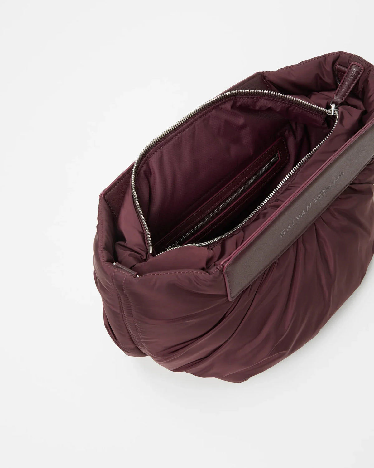 GALVAN x VEE Caba Clutch Mahogany