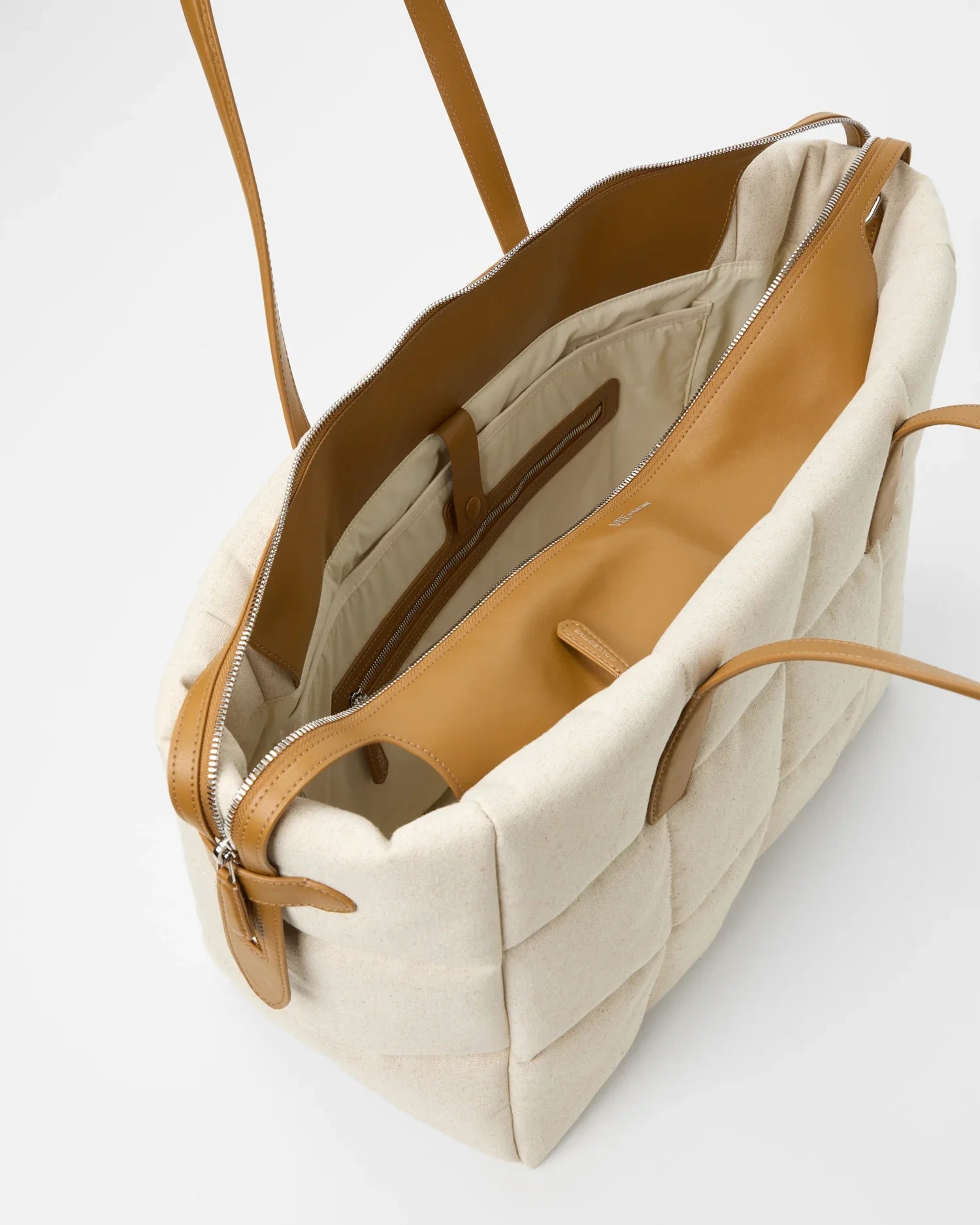 Tela Tote Large Natural Tan Canvas