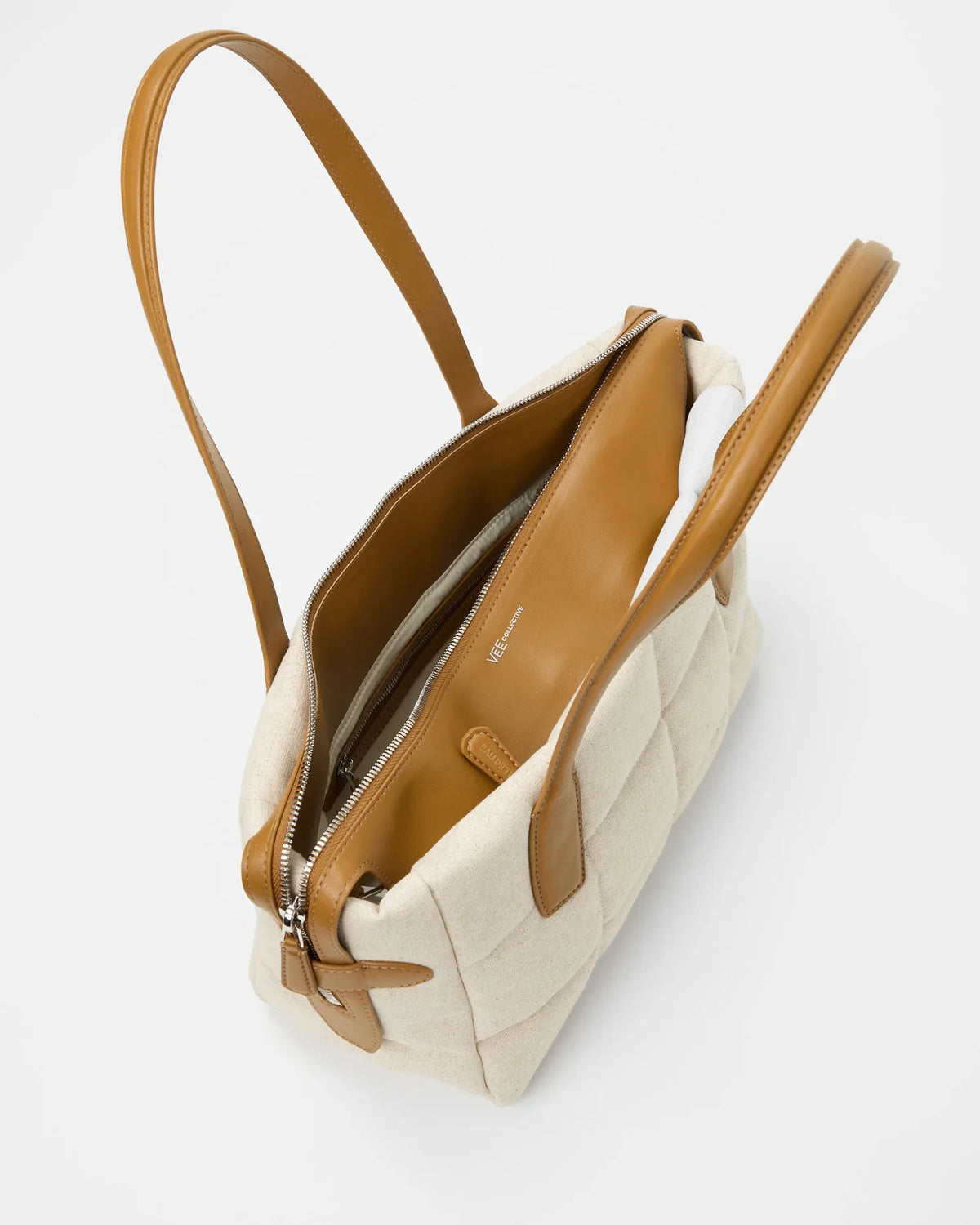 Tela Tote Small Natural Tan Canvas