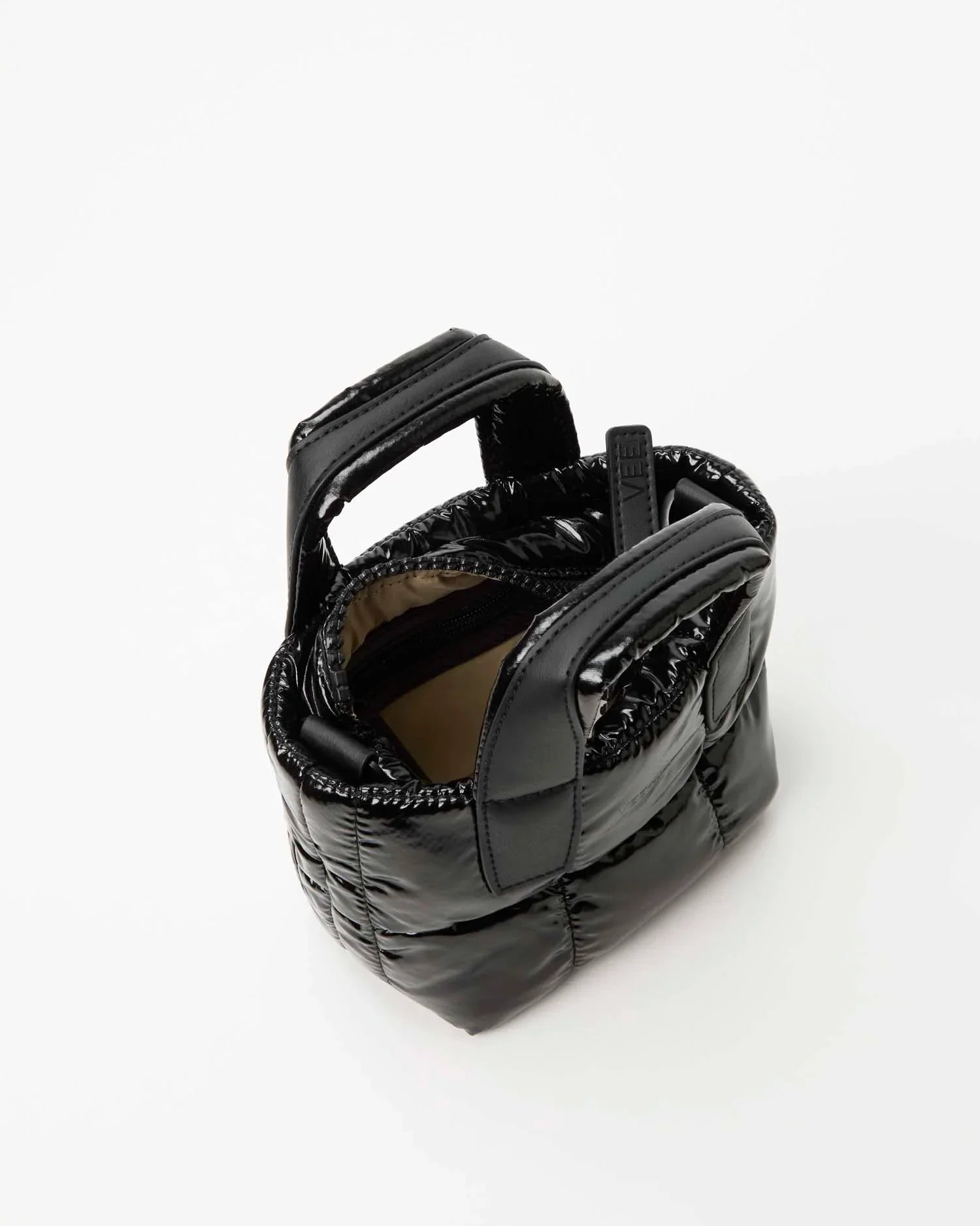 Porter Tote Micro Black Vinyl