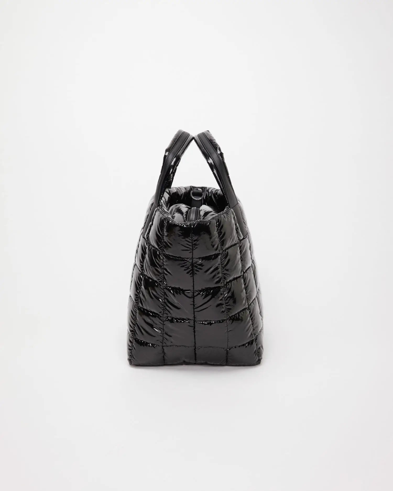 Porter Tote Medium Black Vinyl