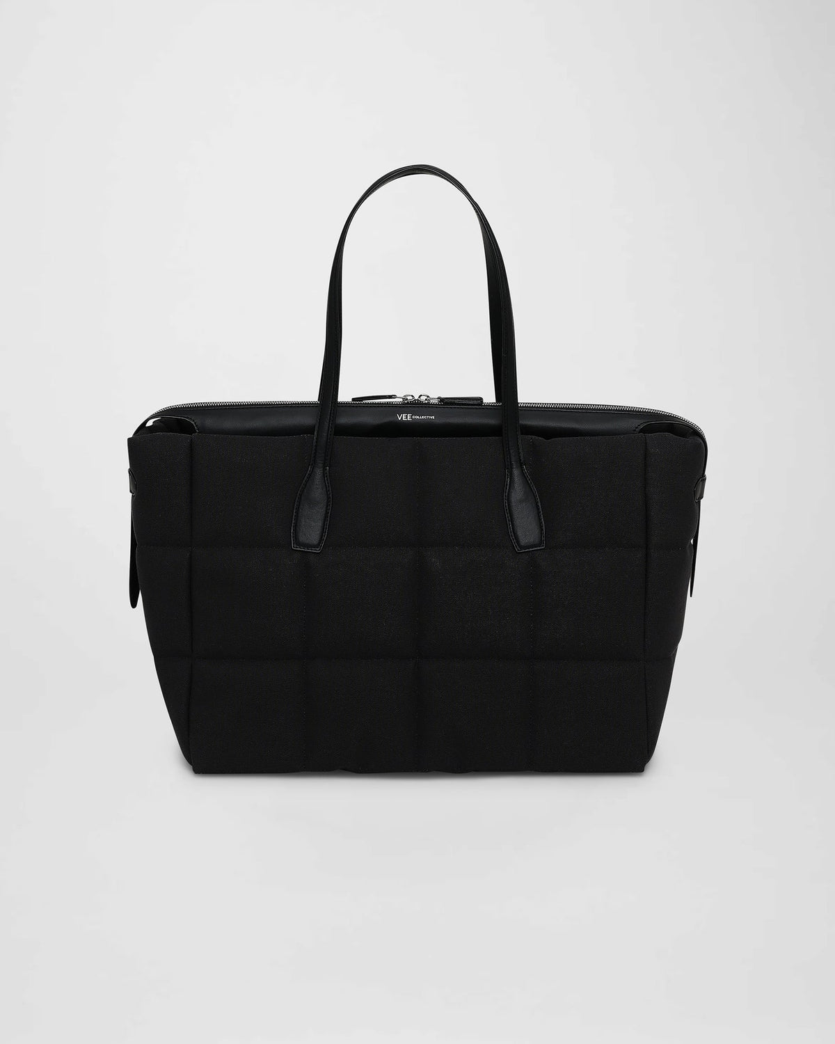 Tela Tote Large Black Canvas