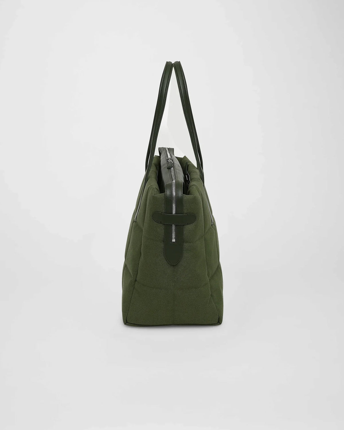 Tela Tote Large Olive Canvas