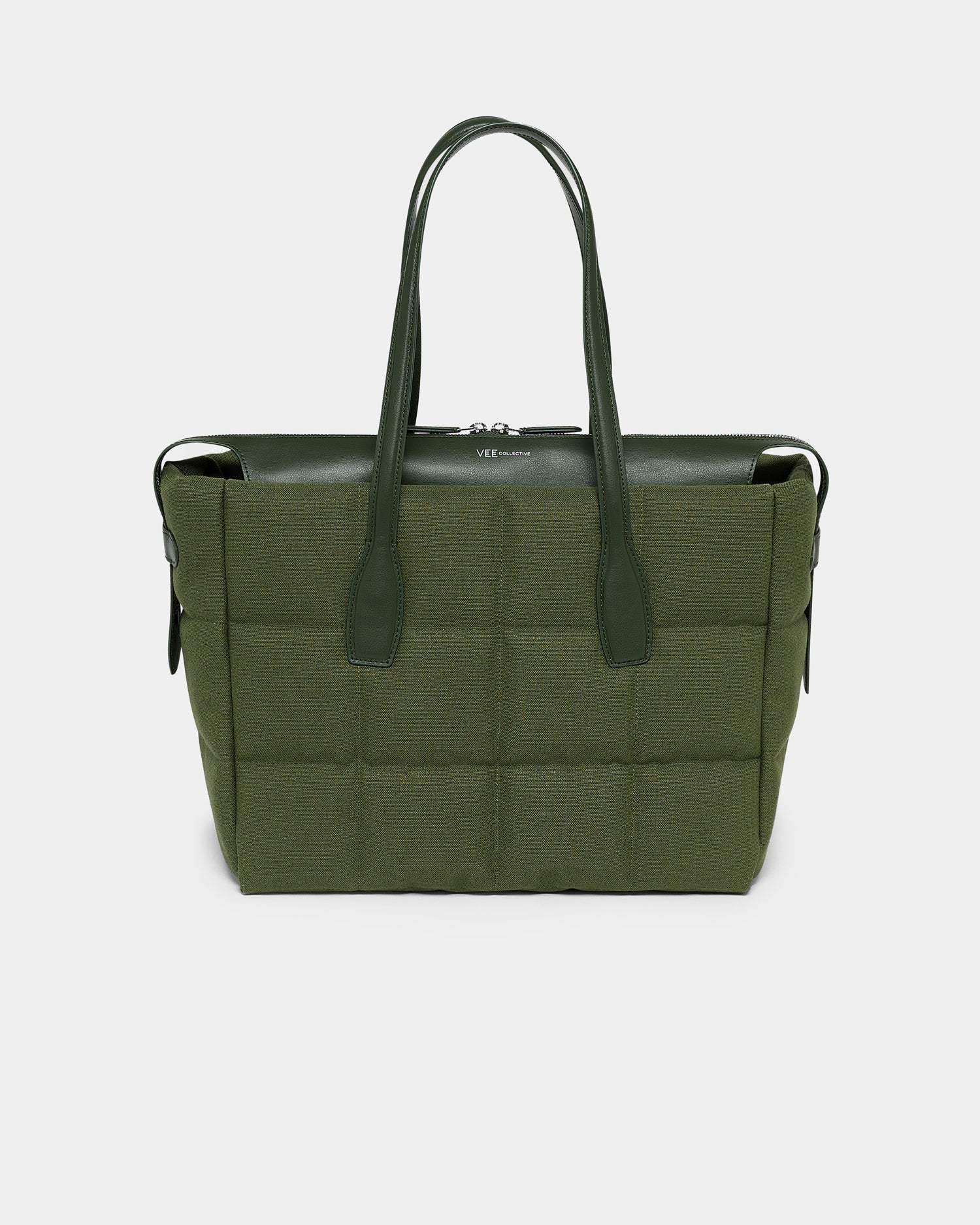 Tela Tote Medium Olive Canvas