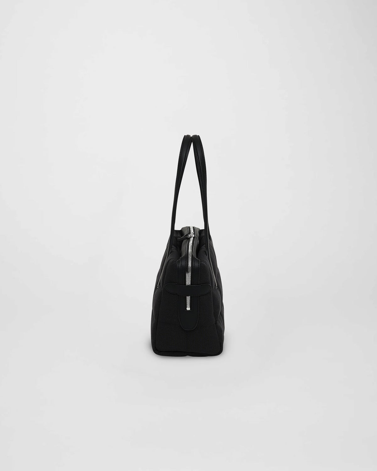 Tela Tote Small Black Canvas