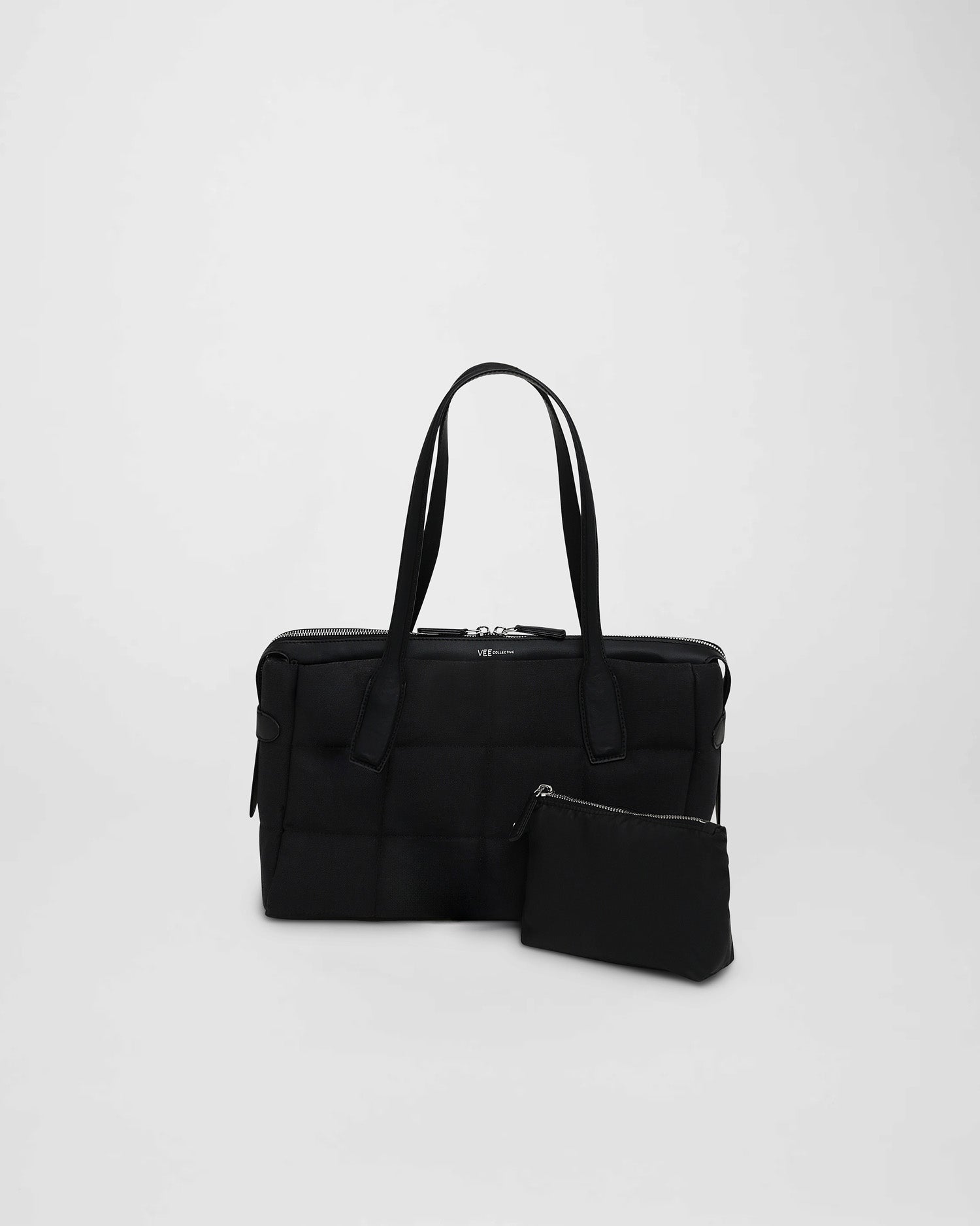 Tela Tote Small Black Canvas