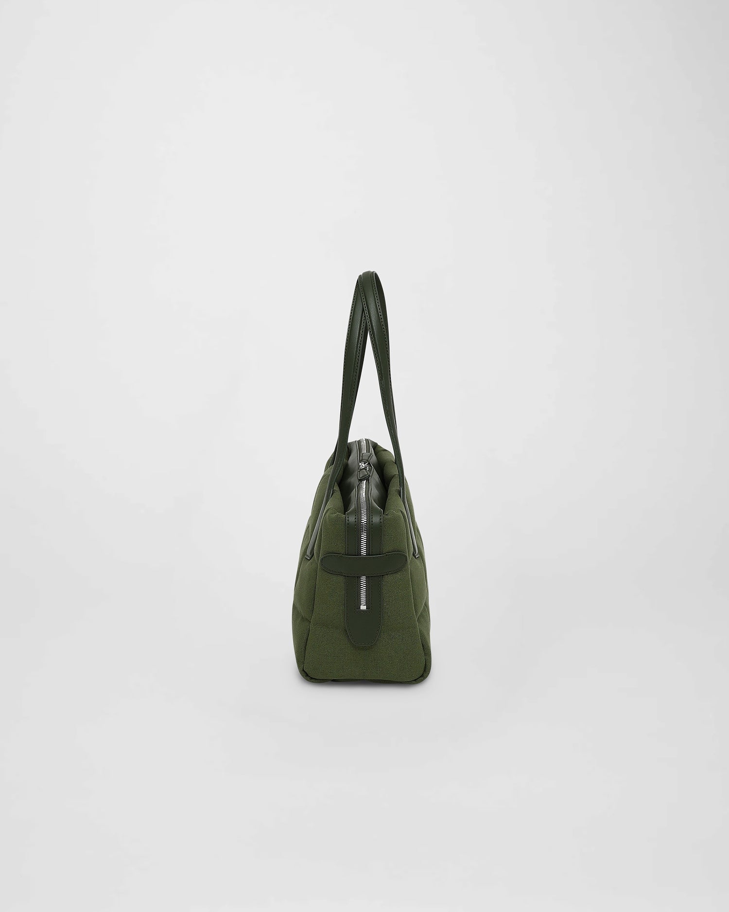 Tela Tote Small Olive Canvas