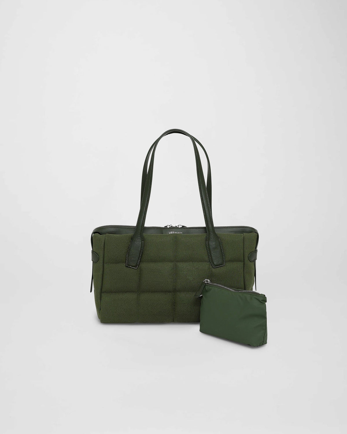 Tela Tote Small Olive Canvas
