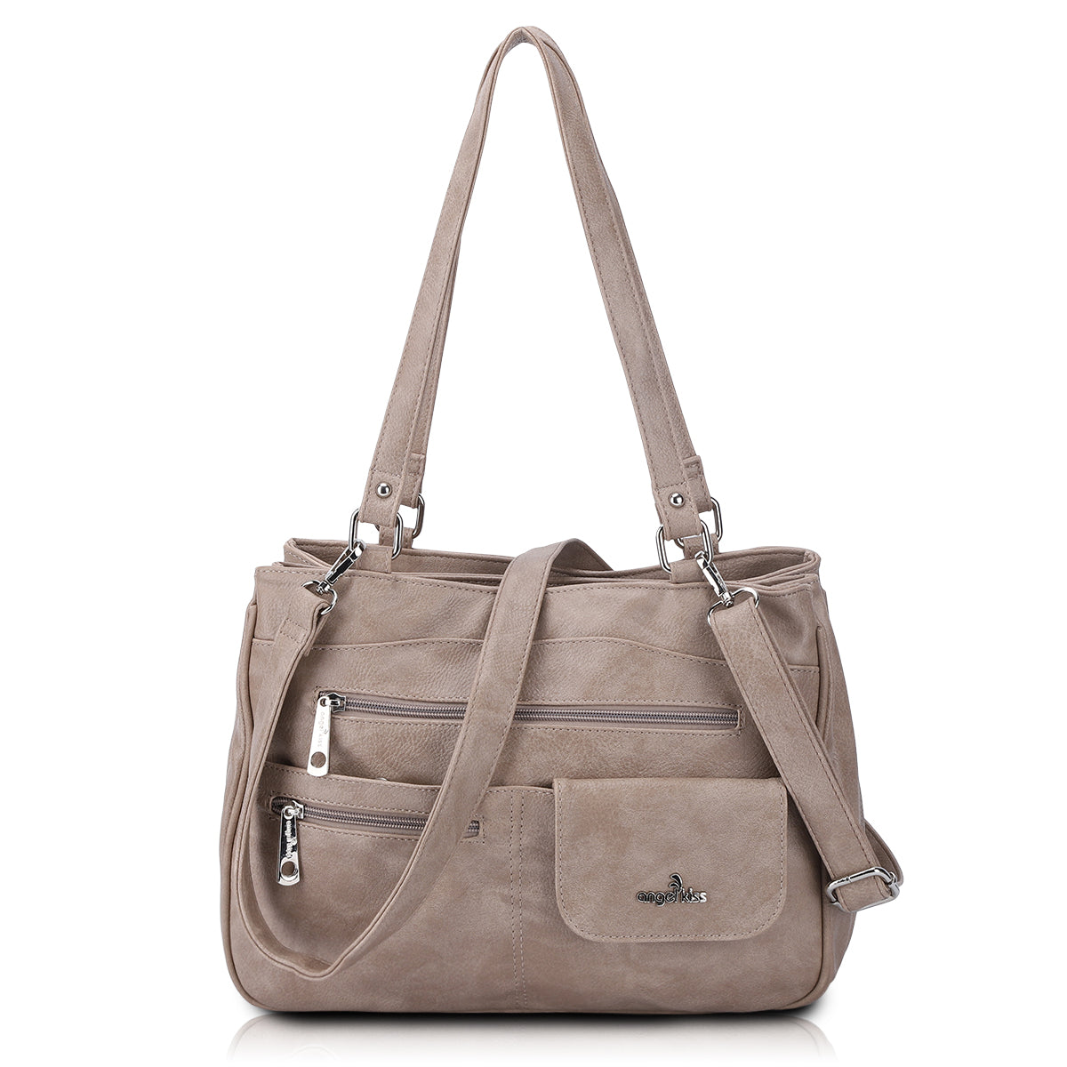 Multi-Pocket Shoulder & Crossbody Commuter Bag